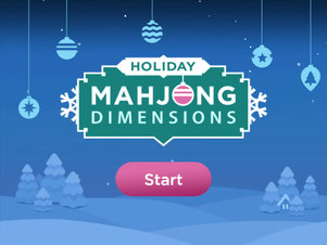 Holiday Mahjong Dimensions - Screenshot